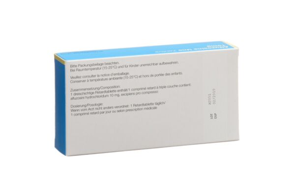 Alfuzosine Uno Zentiva Ret Tabl 10 mg 90 Stk