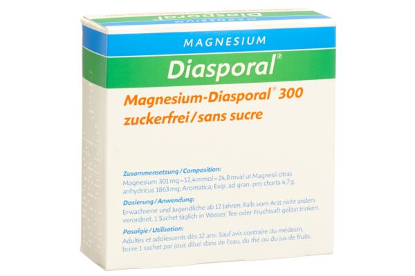 Magnesium Diasporal gran 300 mg sans sucre sach 20 pce