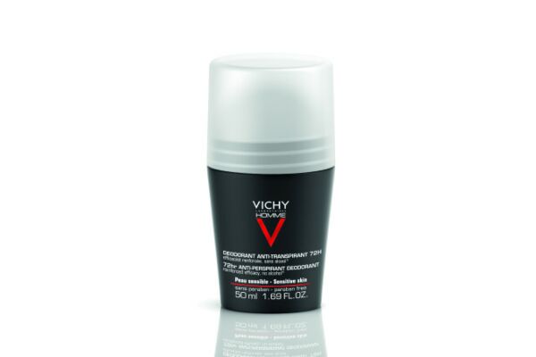 Vichy Homme Deo Anti-Transpirant 72H Duo -20% 2 Roll-on 50 ml