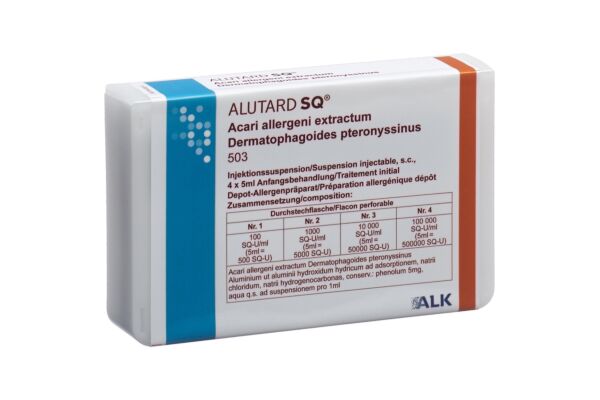 ALUTARD SQ Dermatophago pterony Anf Be 4 x 5 ml
