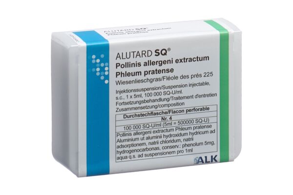 Alutard SQ-U phleum pratense susp inj traitement continu flac 5 ml