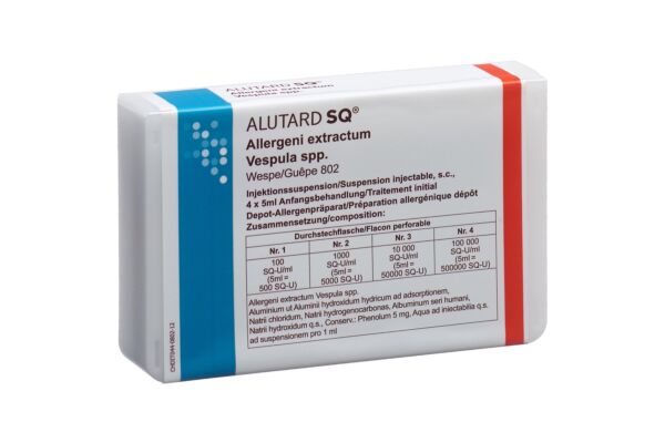 Alutard SQ vespula spp susp inj traitement initial 4 x 5 ml