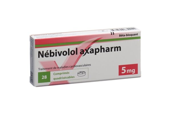 Nebivolol axapharm Tabl 5 mg 28 Stk