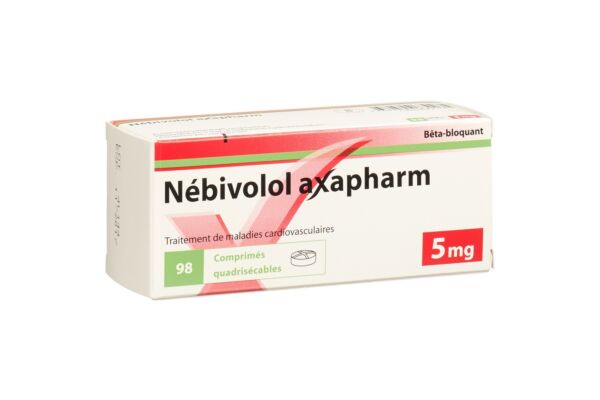 Nébivolol axapharm cpr 5 mg 98 pce