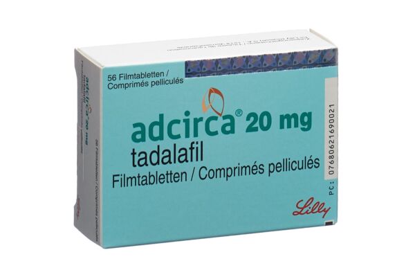 Adcirca cpr pell 20 mg 56 pce
