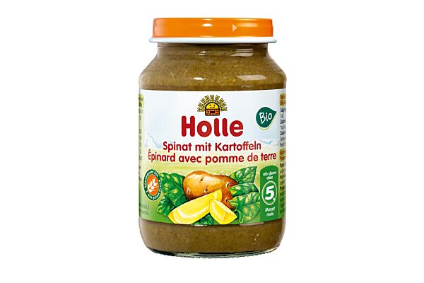 Holle Spinat mit Kartoffeln demeter Bio 190 g