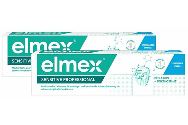 elmex SENSITIVE PROFESSIONAL dentifrice duo 2 x 75 ml