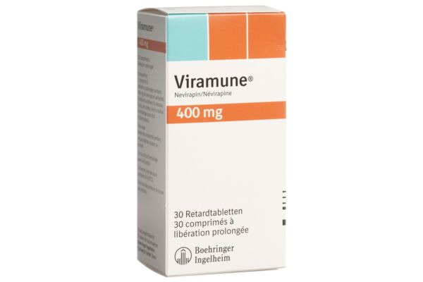 Viramune cpr ret 400 mg 30 pce