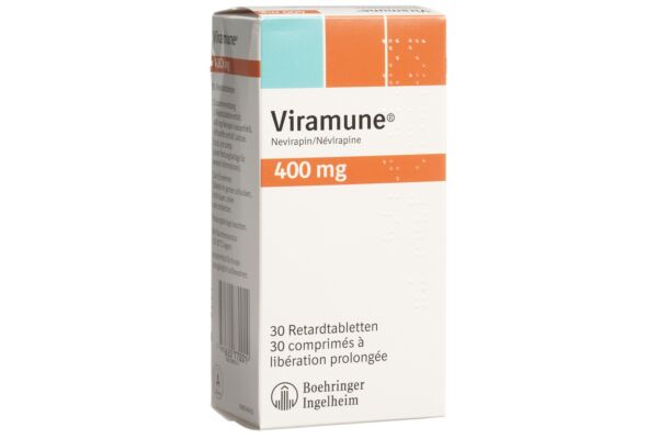 Viramune cpr ret 400 mg 30 pce