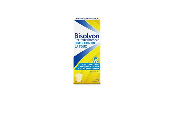 Bisolvon Dextromethorphan sirop 10 mg/5ml fl 200 ml