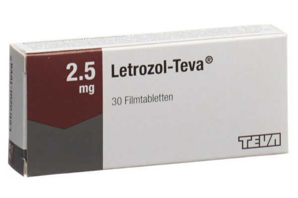 Letrozol-Teva cpr pell 2.5 mg 100 pce