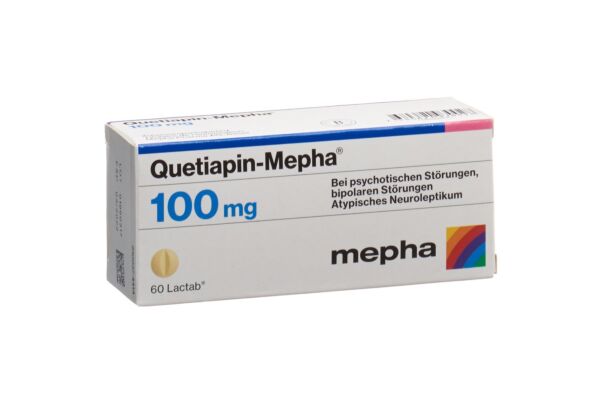 Quetiapin-Mepha Filmtabl 100 mg 60 Stk