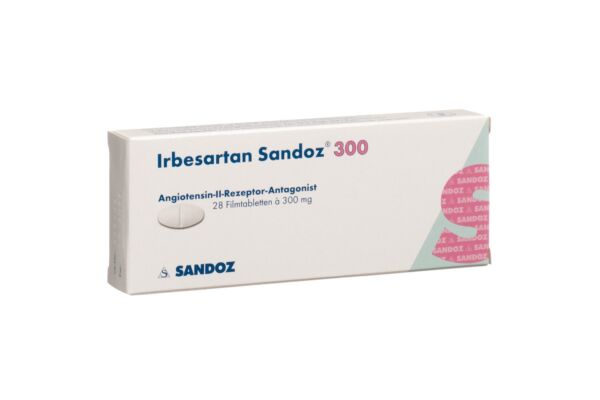 Irbesartan Sandoz Filmtabl 300 mg 28 Stk