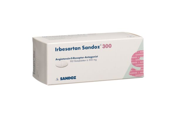 Irbésartan Sandoz cpr pell 300 mg 98 pce