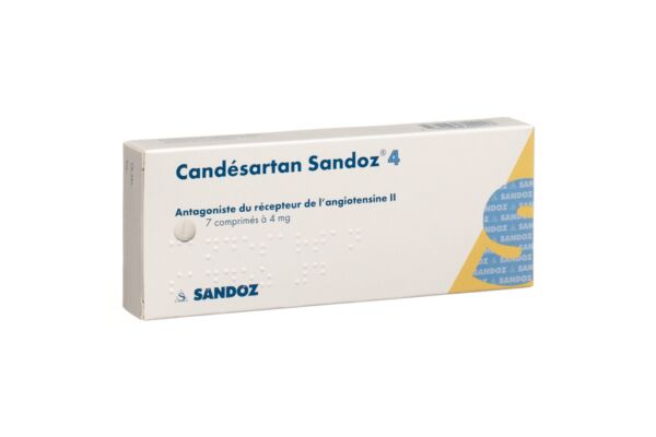 Candesartan Sandoz Tabl 4 mg 7 Stk