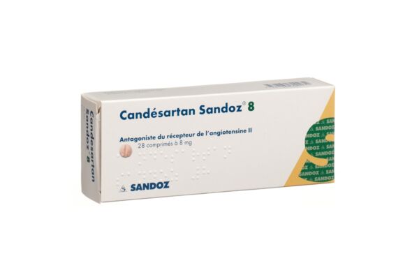 Candesartan Sandoz Tabl 8 mg 28 Stk