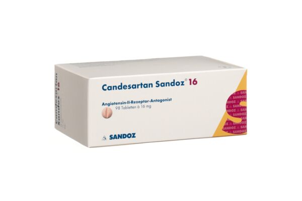 Candesartan Sandoz Tabl 16 mg 98 Stk
