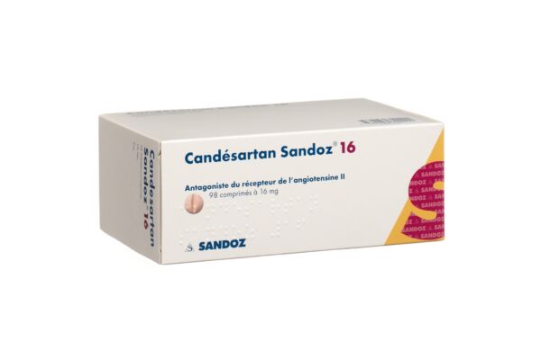 Candesartan Sandoz Tabl 16 mg 98 Stk