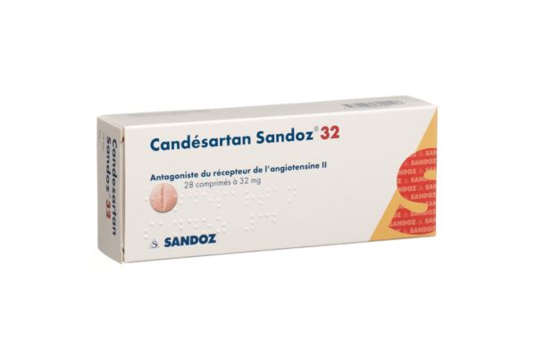 Candesartan Sandoz Tabl 32 mg 28 Stk