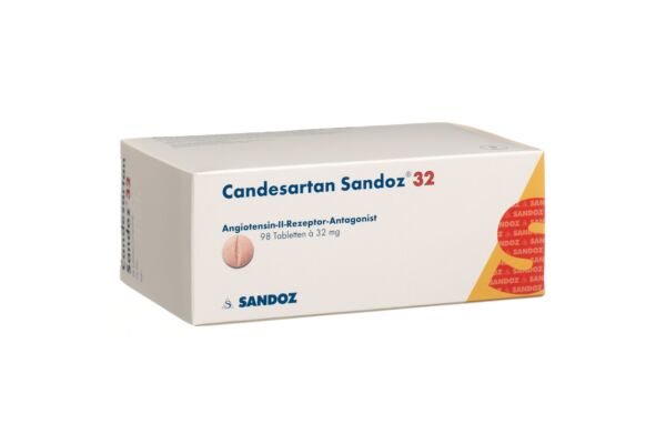 Candesartan Sandoz Tabl 32 mg 98 Stk