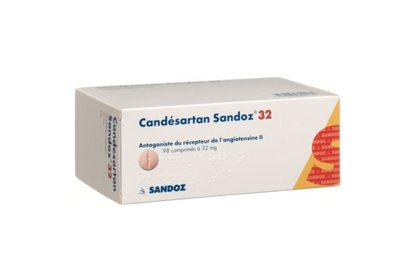 Candésartan Sandoz cpr 32 mg 98 pce