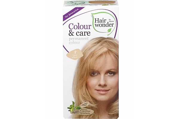 HENNA hairwonder colour & care 8 blond clair