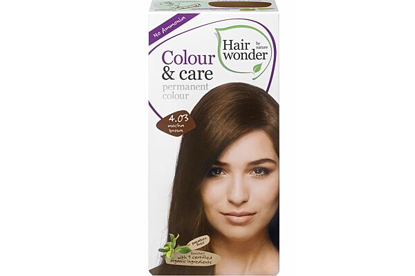 HENNA Hairwonder Colour & Care 4.03 mokkabraun
