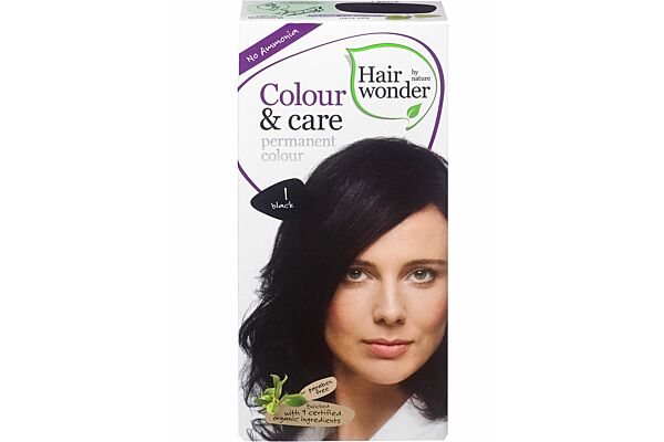 Henna Hairwonder Colour & Care 1 schwarz