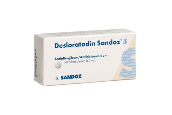 Desloratadine Sandoz cpr pell 5 mg 50 pce