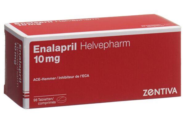 Enalapril Helvepharm Tabl 10 mg 28 Stk