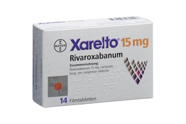 Xarelto Filmtabl 15 mg 14 Stk