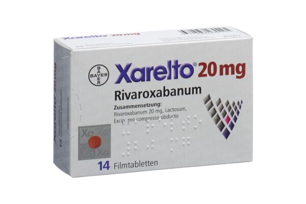 Xarelto Filmtabl 20 mg 14 Stk