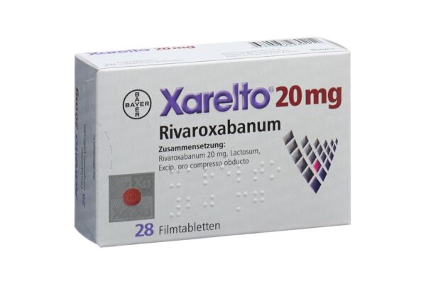 Xarelto Filmtabl 20 mg 28 Stk