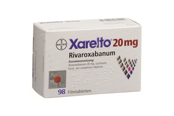 Xarelto Filmtabl 20 mg 98 Stk