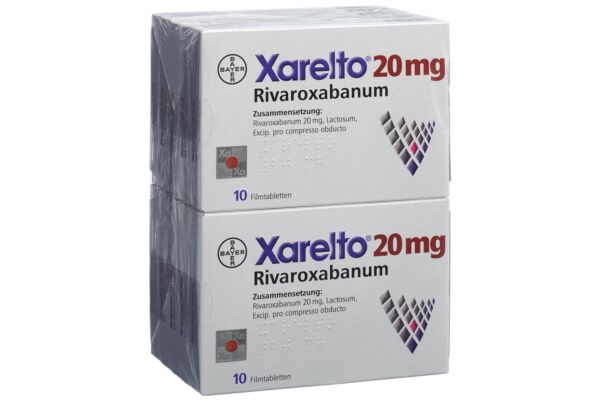 Xarelto Filmtabl 20 mg 10 x