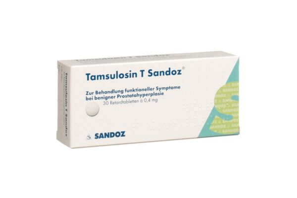 Tamsulosin T Sandoz Ret Tabl 0.4 mg 30 Stk