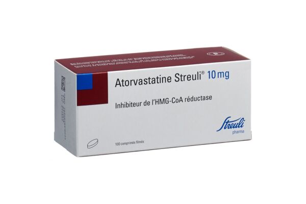 Atorvastatin Streuli cpr pell 10 mg 100 pce