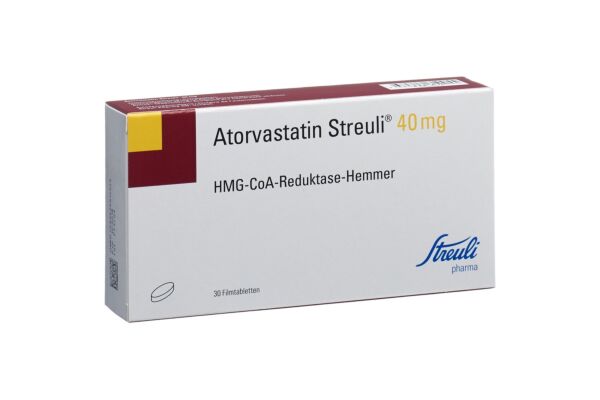 Atorvastatin Streuli cpr pell 40 mg 30 pce