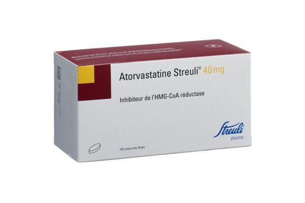 Atorvastatin Streuli Filmtabl 40 mg 100 Stk