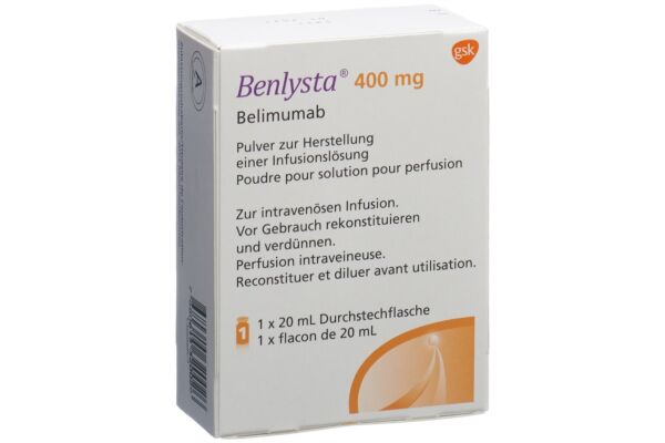 Benlysta subst sèche 400 mg flac