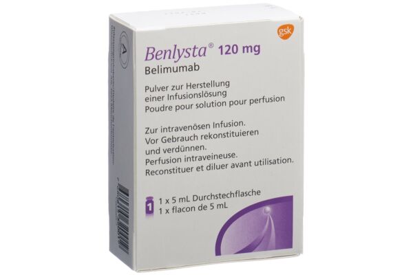 Benlysta subst sèche 120 mg flac