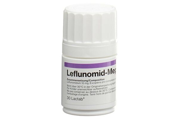 Leflunomid-Mepha Lactab 10 mg Ds 100 Stk