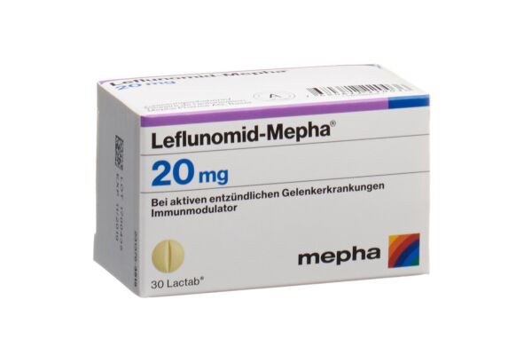 Leflunomid-Mepha Lactab 20 mg Ds 30 Stk