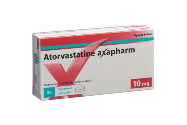 Atorvastatine axapharm cpr pell 10 mg 30 pce