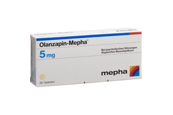 Olanzapin-Mepha cpr 5 mg 28 pce