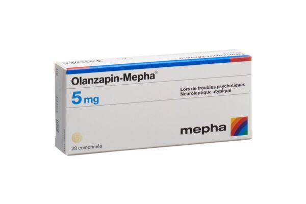 Olanzapin-Mepha Tabl 5 mg 28 Stk