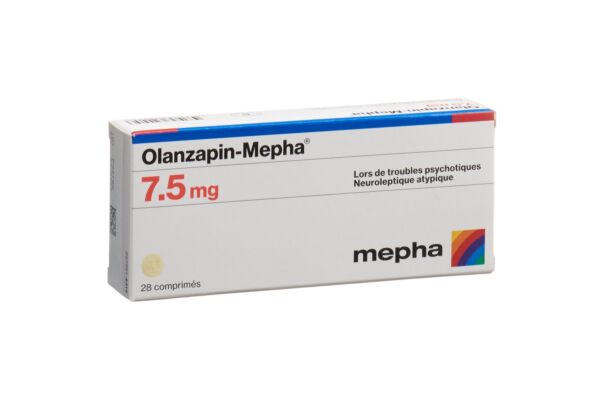 Olanzapin-Mepha cpr 7.5 mg 28 pce