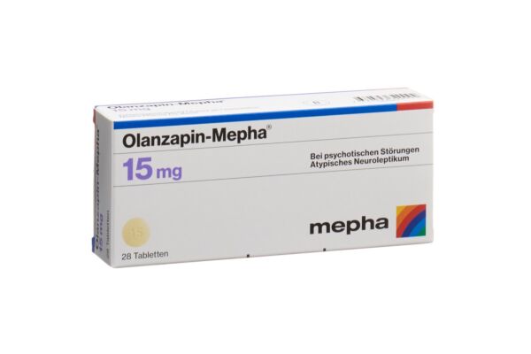 Olanzapin-Mepha cpr 15 mg 28 pce