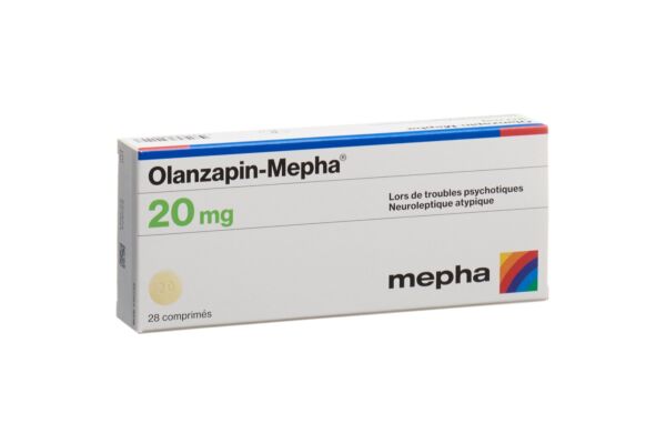 Olanzapin-Mepha Tabl 20 mg 28 Stk