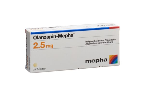 Olanzapin-Mepha cpr 2.5 mg 28 pce